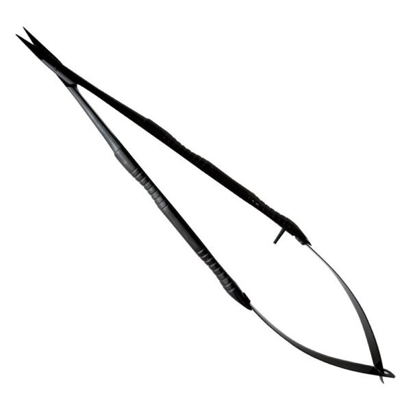Black Castroviejo Micro Scissors Curved 18cm