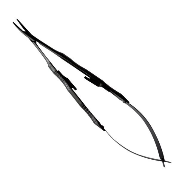Castroviejo Micro Needle Holder TC CVD 18cm Titanium Black